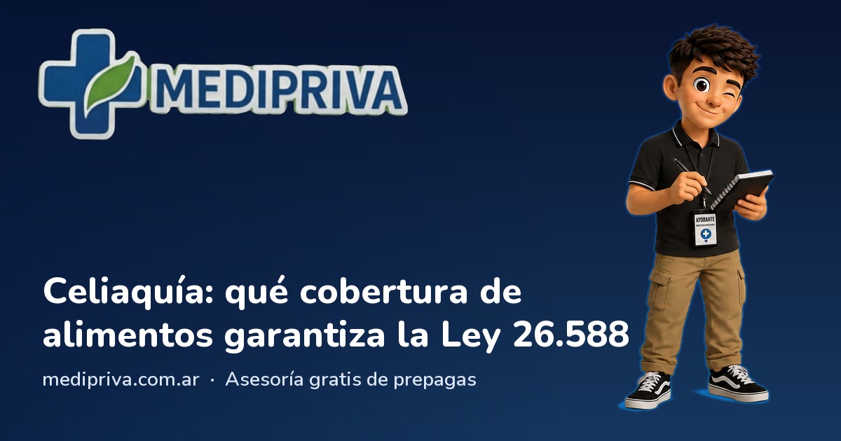 Miniatura: Celiaquía: qué cobertura de alimentos garantiza la Ley 26.588