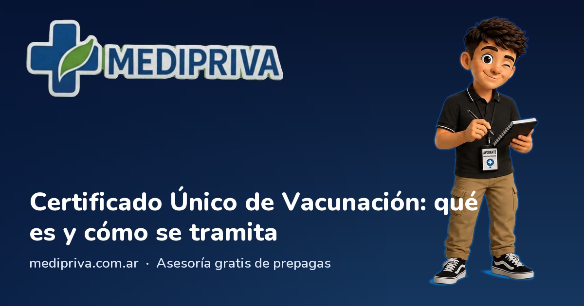 Miniatura: Certificado Único de Vacunación: qué es y cómo se tramita