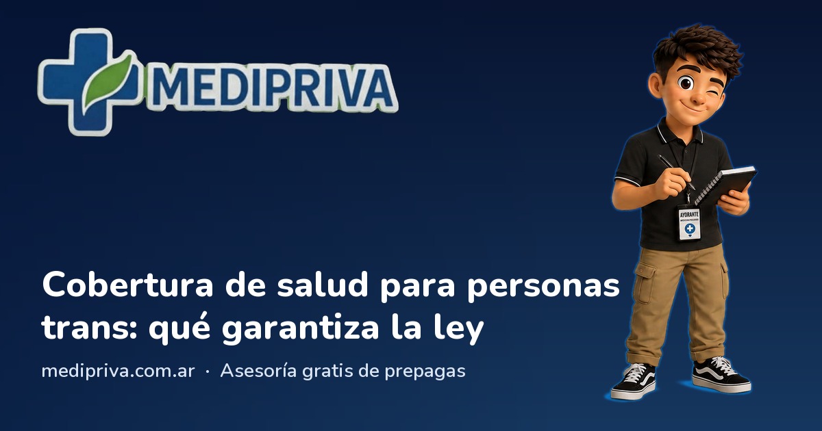 Miniatura: Cobertura de salud para personas trans: qué garantiza la ley