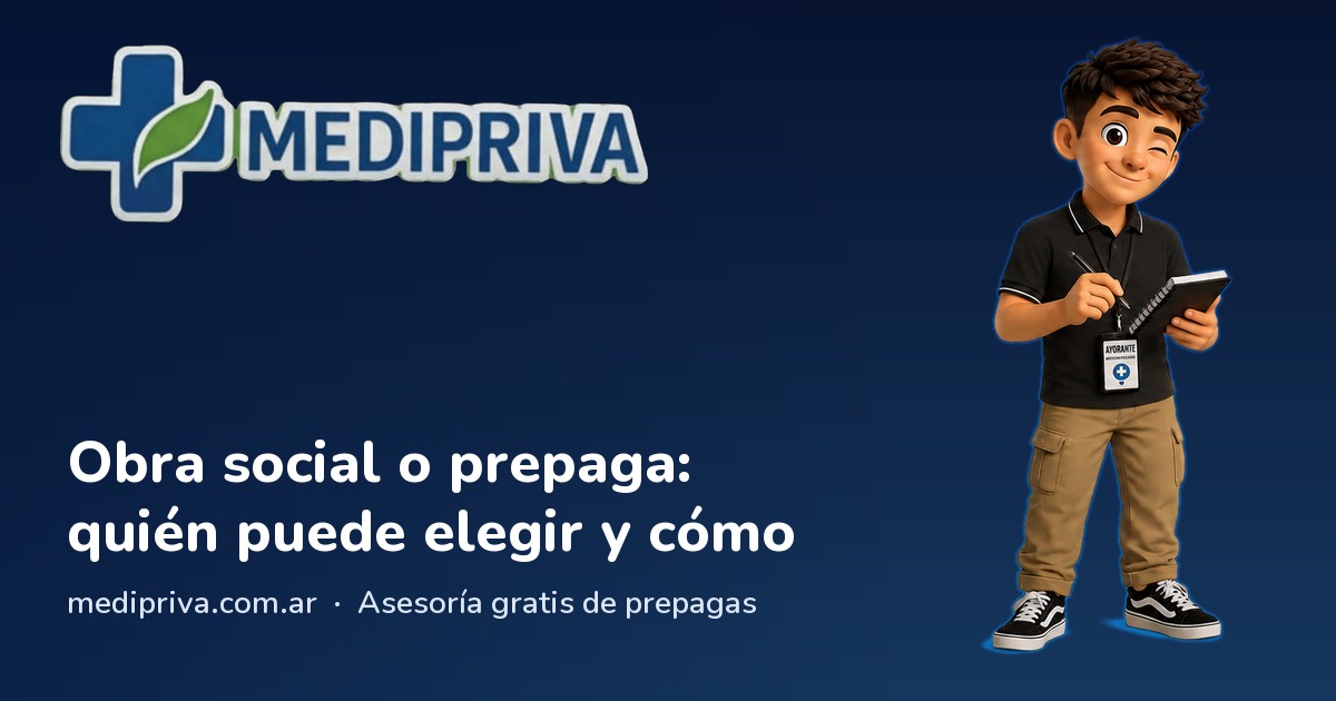 Miniatura: Obra social o prepaga: quién puede elegir y cómo