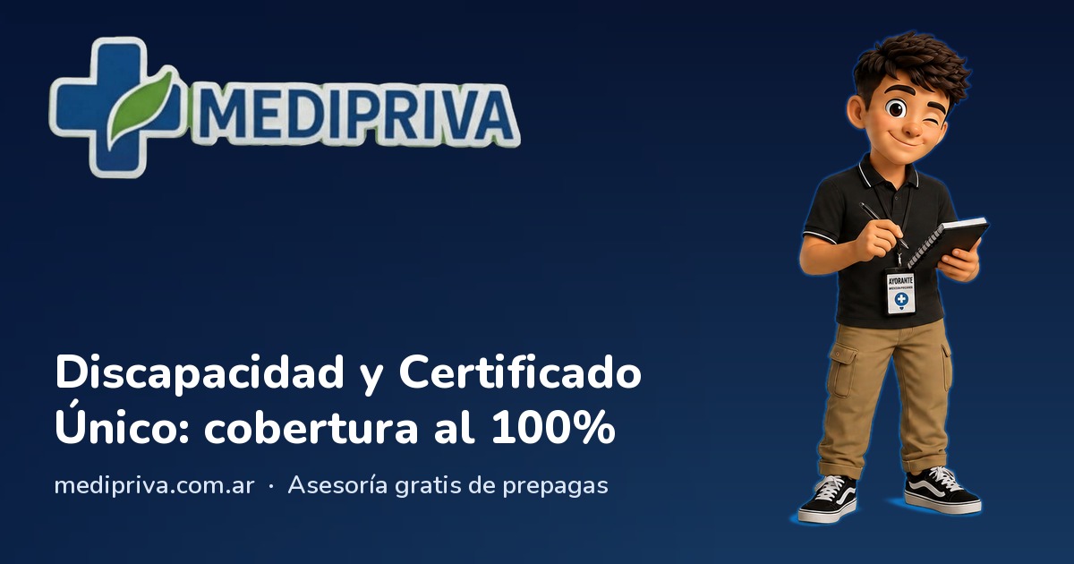Miniatura: Discapacidad y Certificado Único: cobertura al 100%