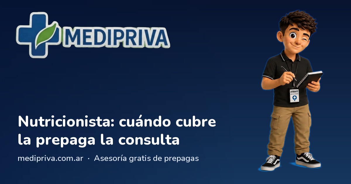 Miniatura: Nutricionista: cuándo cubre la prepaga la consulta