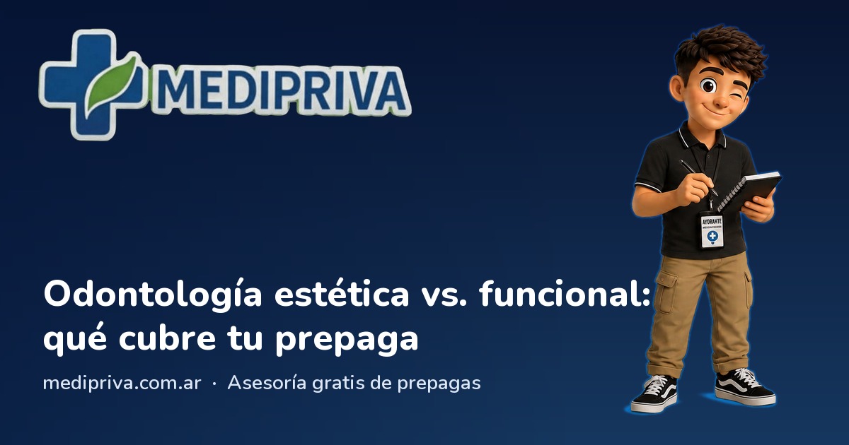 Miniatura: Odontología estética vs. funcional: qué cubre tu prepaga