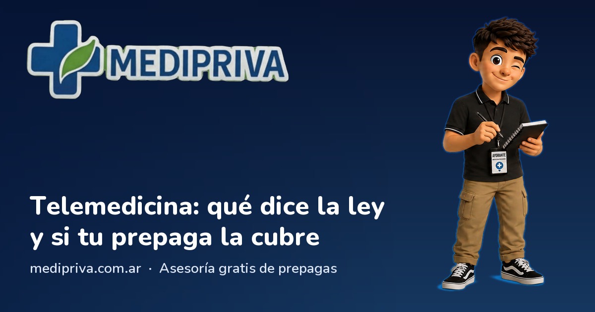 Miniatura: Telemedicina: qué dice la ley y si tu prepaga la cubre