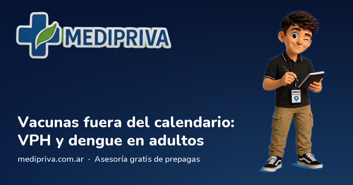 Miniatura: Vacunas fuera del calendario: VPH y dengue en adultos